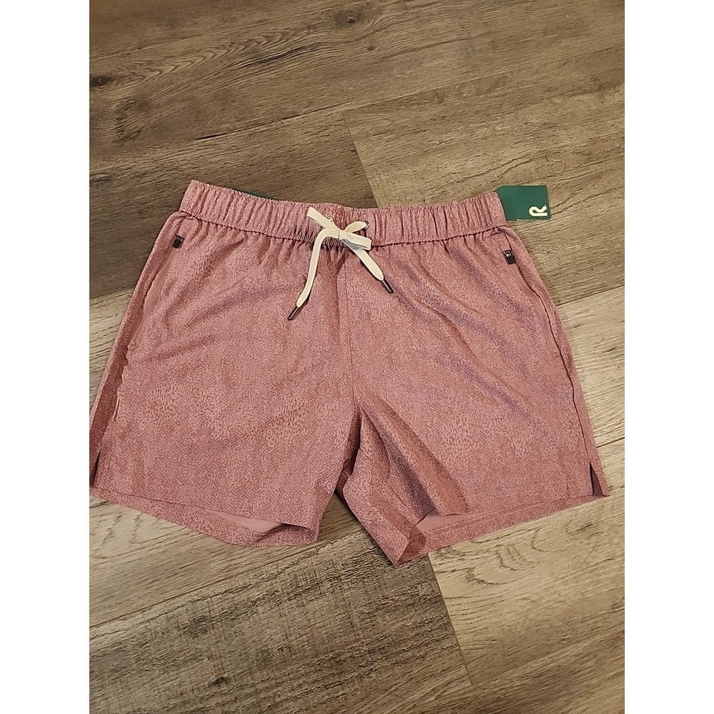 Right Of Way Joel Shorts Men's L Nocturne Quartz Performance 5" Inseam Maroon